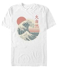Fifth Sun Men's Great Wave Short Sleeve Crew T-shirt