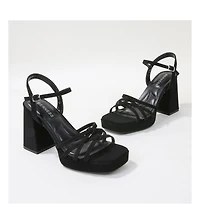 Anita Knotted Strappy Platform Heel Sandals