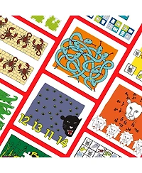 Haba Logic Case Extension Set: Dangerous Animals Ages 7+ Travel Games, Learning Toys, Flash Cards for Kids, Brain Teaser Puzzle Games