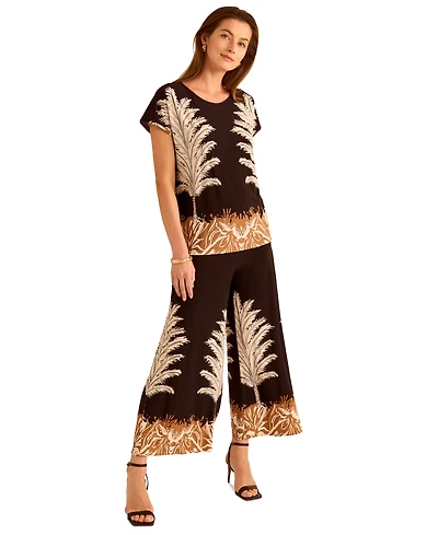 Vince Camuto Women's Round-Neck Caftan Blouse