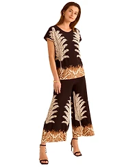 Vince Camuto Women's Round-Neck Caftan Blouse