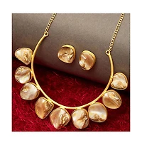 Sohi Abstract-Stone Jewellery Set