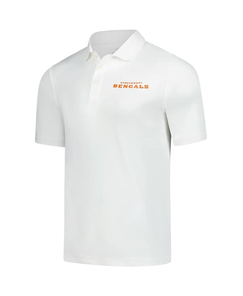 Fanatics Men's White Cincinnati Bengals Polo Shirt