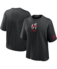 Nike Women's Black Georgia Bulldogs Legacy Established Boxy T-Shirt