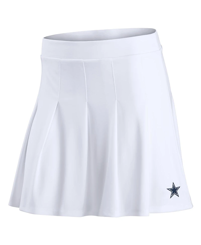 Fanatics Women's White Dallas Cowboys Primary Logo Tennis Shorts