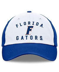 Top of the World Men's White/Royal Florida Gators Heritage Weston Adjustable Hat
