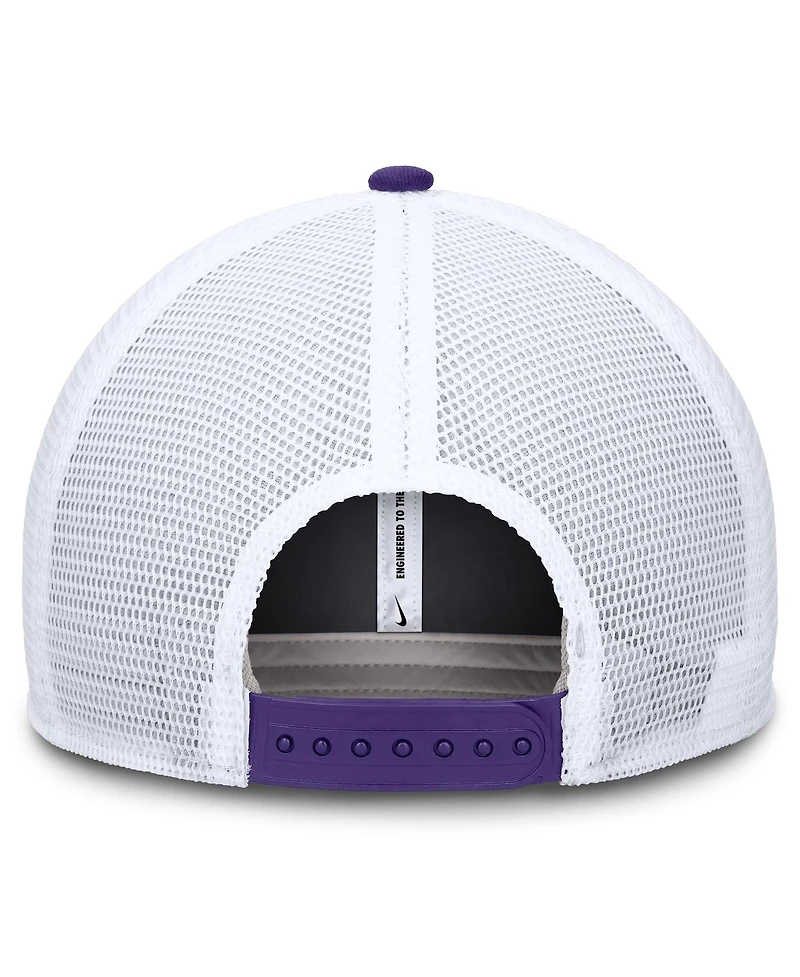 Nike Men's Purple Lsu Tigers Rise Performance Adjustable Trucker Hat