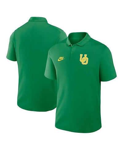 Nike Men's Green Oregon Ducks Primetime Victory Legacy Vault Logo Performance Polo Shirt