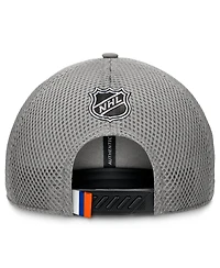 Fanatics Men's Gray New York Islanders Authentic Pro Home Ice Trucker Adjustable Hat