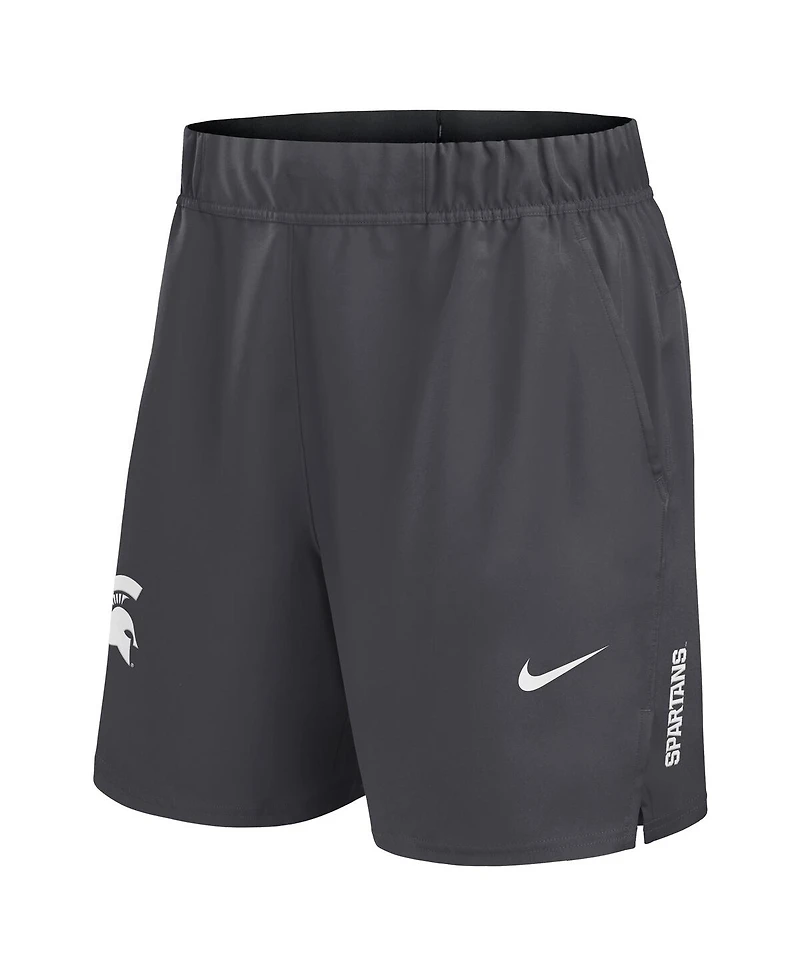 Nike Men's Charcoal Michigan State Spartans Primetime Woven Victory Performance Shorts