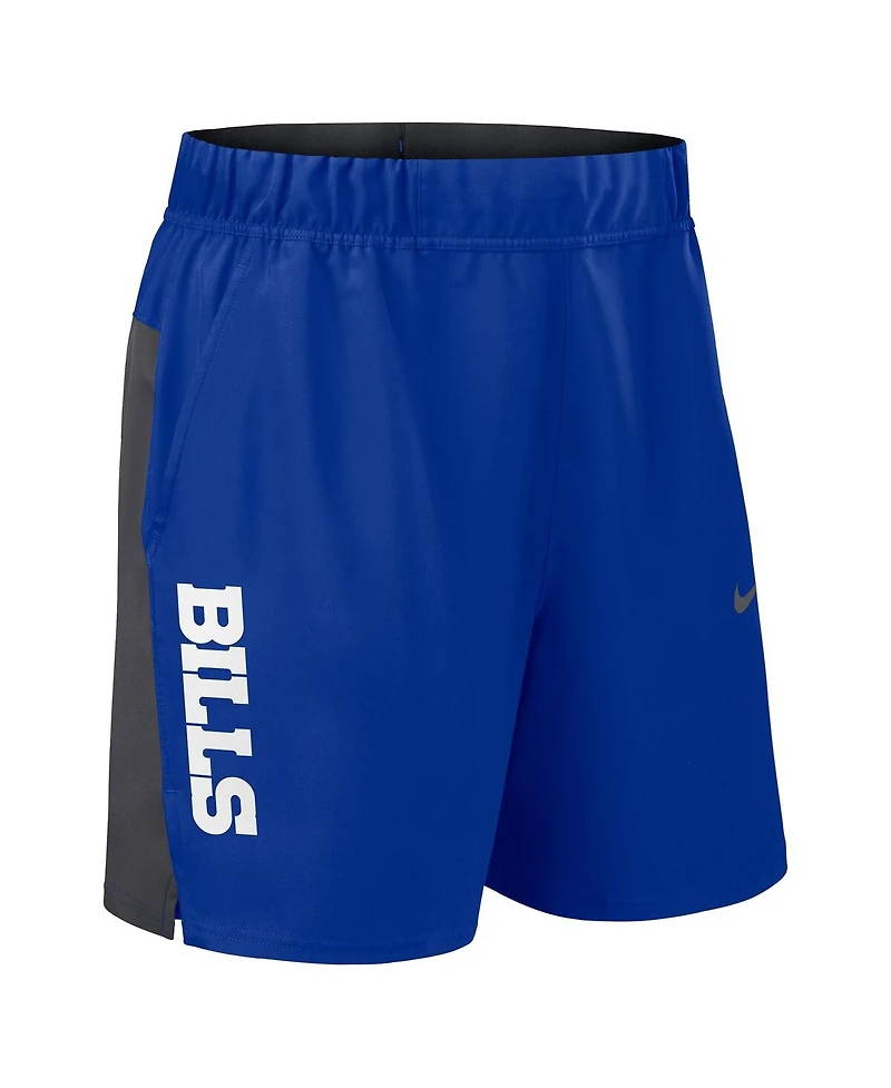 Nike Men's Royal Buffalo Bills Woven Victory Performance Shorts