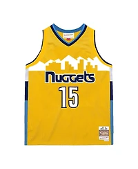 Mitchell & Ness Men's Nikola Jokic Yellow Denver Nuggets 2017-18 Swingman Jersey