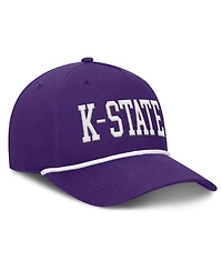 Fanatics Men's Purple Kansas State Wildcats Foul Ball Rope Adjustable Hat