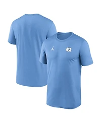 Jordan Men's Carolina Blue North Tar Heels 2025 Sideline Small Logo Legend Performance T-Shirt