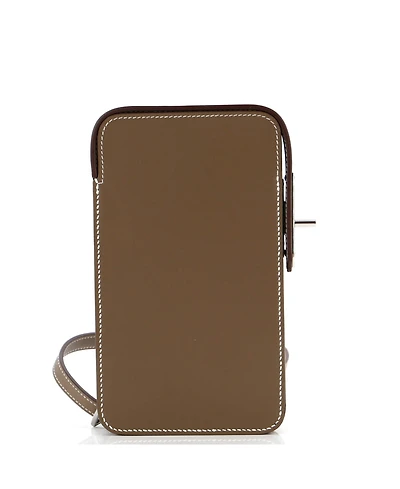 Pre-Owned Hermes Hac a Box Phone Case Tadelakt