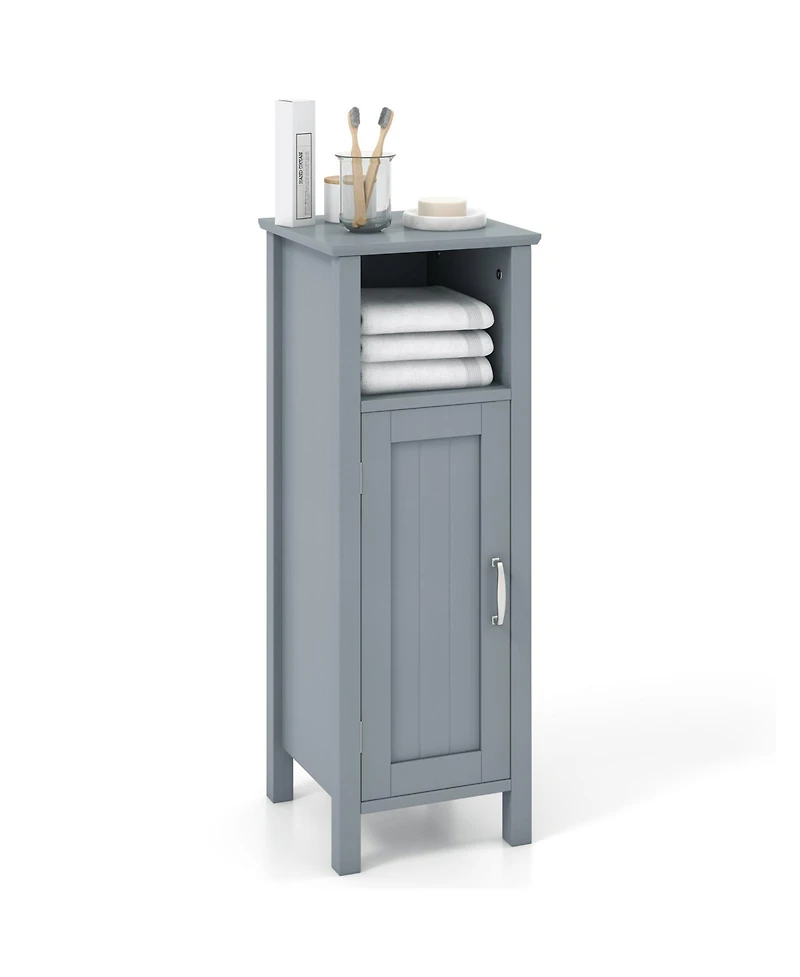 Bathroom Storage Organizer with 2-Tier Cabinet