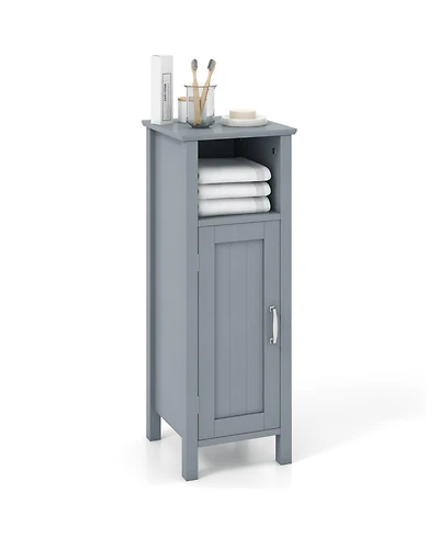 Bathroom Storage Organizer with 2-Tier Cabinet
