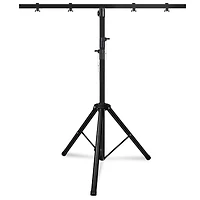 5 Core Dj Light Stand Height Adjustable 39-100" Heavy Duty Tripod Stage Lights Stands w Light T Bar - Ls 100