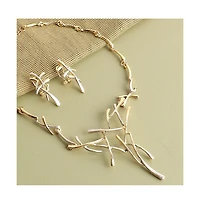 Sohi Gold-Plated Stones Jewellery Set