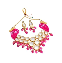 Sohi Gold-Plated Stone Jewellery Set