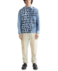 Scotch & Soda Men's Graphic Text Logo Shirt