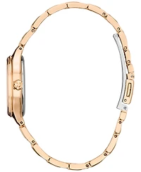 Citizen Eco-Drive Women's Disney Mickey & Minnie Take Paris Rose Gold-Tone Stainless Steel Bracelet Watch 29mm