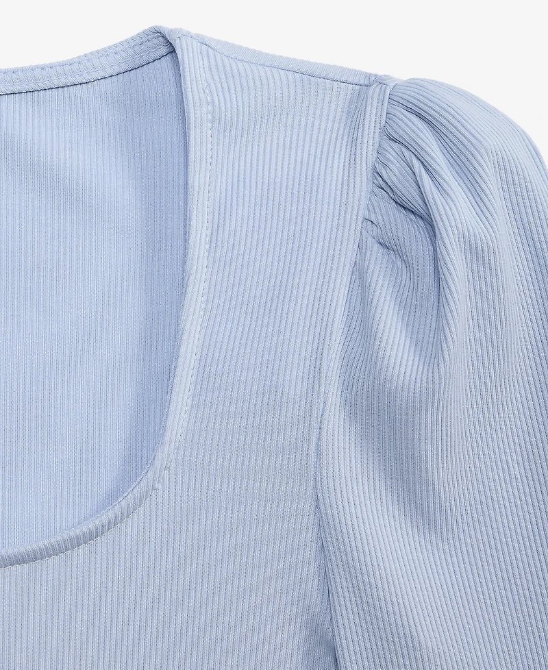 On 34th Women's Square-Neck Puff-Sleeve Top, Exclusively at Macy's