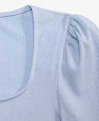 On 34th Women's Square-Neck Puff-Sleeve Top, Exclusively at Macy's