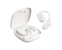 Baseus Open Earbuds True Wireless Earbuds Bluetooth 5.4 Open Ear Headphones Sport Earphones,IPX4 Sweatproof,60H Battery Life,Hi-Res Ldac Audio MF1 Whi