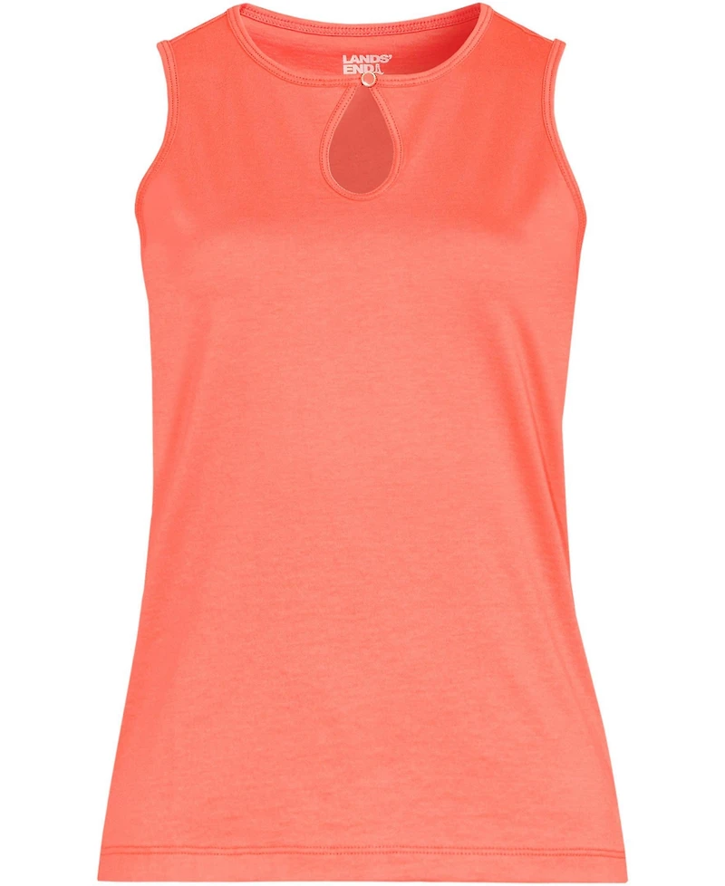 Lands' End Plus Supima Keyhole Tank