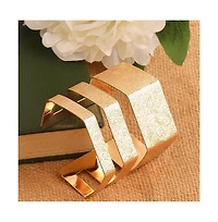 Sohi Gold-Plated Handcuff Bracelet