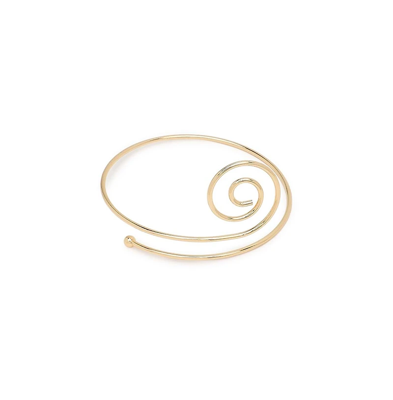 Sohi Gold-Plated Swirl Armlet