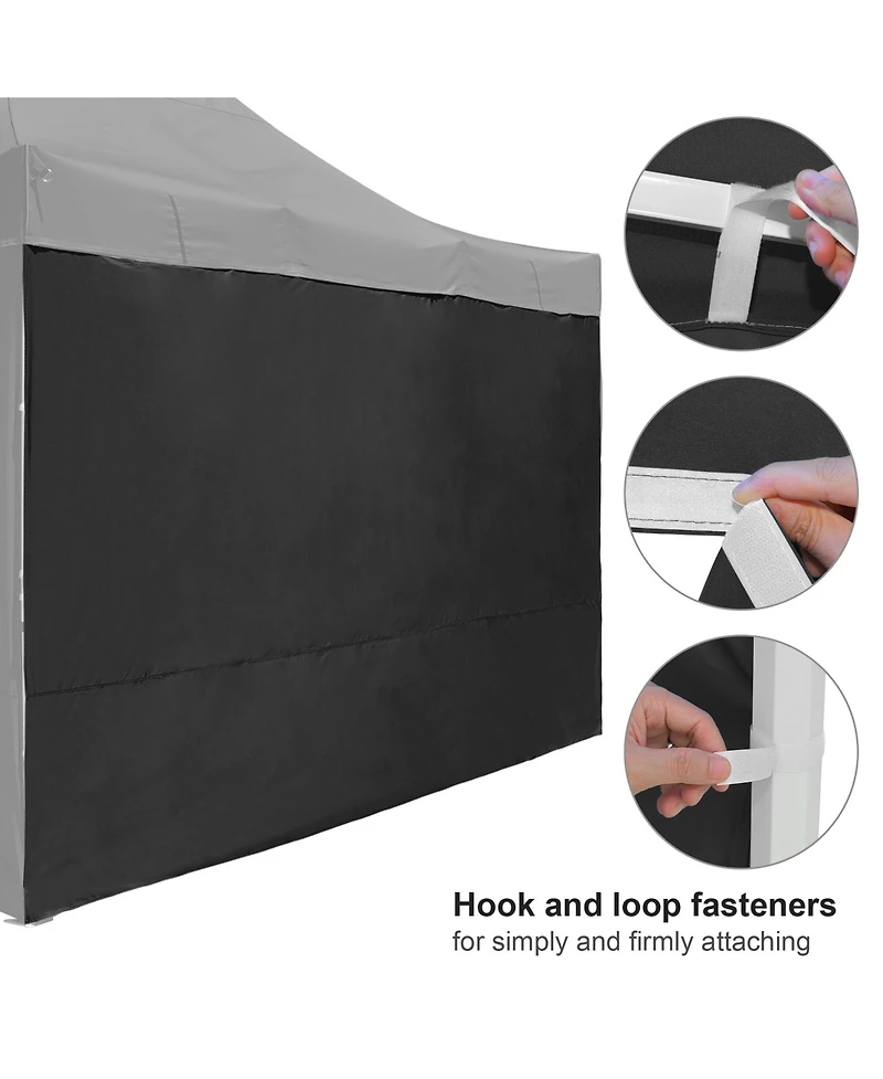 InstaHibit 1 Pack Side Wall for 10x15 Ft Ez Pop Up Canopy Tent UV50+ Patio Sun