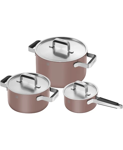 Zwilling Pure Stainless Steel 6-Piece Pot Set