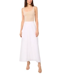 Vince Camuto Women's Contrast-Stitching A-Line Skirt
