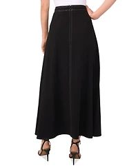 Vince Camuto Women's Contrast-Stitching A-Line Skirt