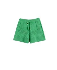 Chinti & Parker Women's Cotton Crochet Short