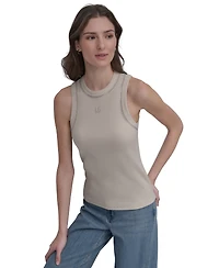 Dkny Jeans Women's Studded Crewneck Tank