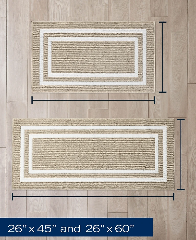 Nautica Double Line Border Tufted 2-Pc. Runner Rug Set
