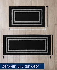 Nautica Double Line Border Tufted 2-Pc. Runner Rug Set