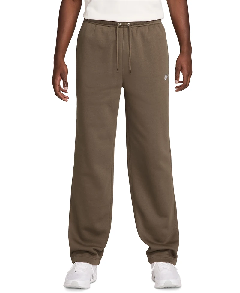 Nike Men's Club Brushed Fleece Open Hem Pants