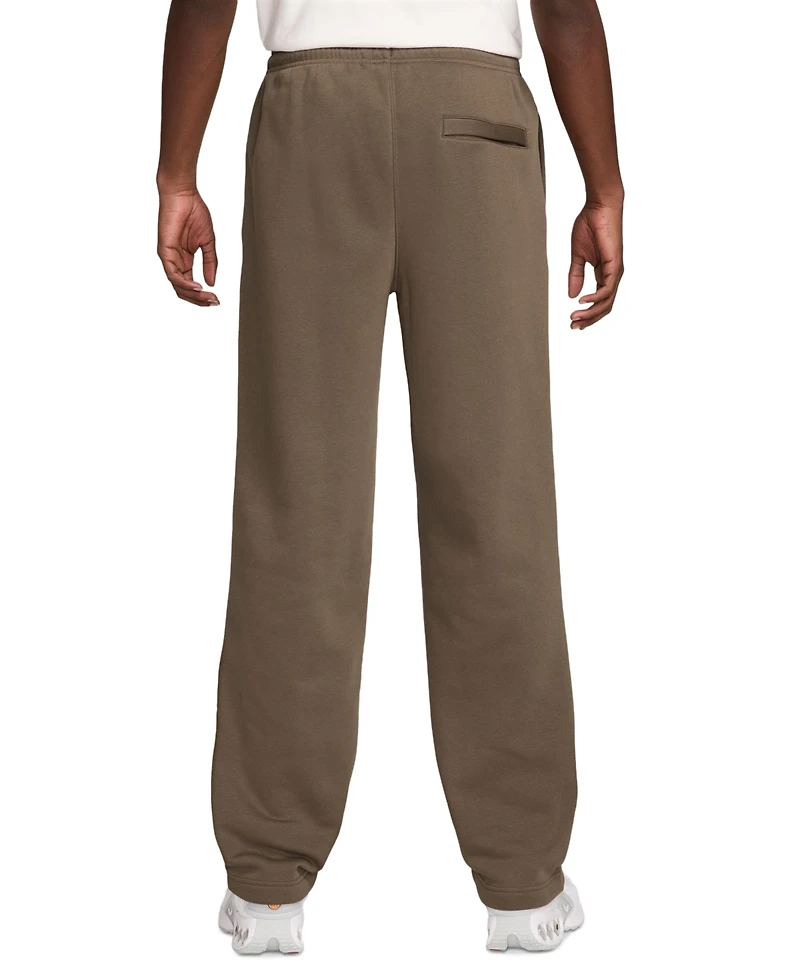 Nike Men's Club Brushed Fleece Open Hem Pants