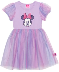 Disney Toddler and Little Girls Minnie Print Dress