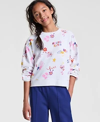 Epic Threads Little & Big Girls Doodle Splash Sweatshirt, Exclusively at Macy's