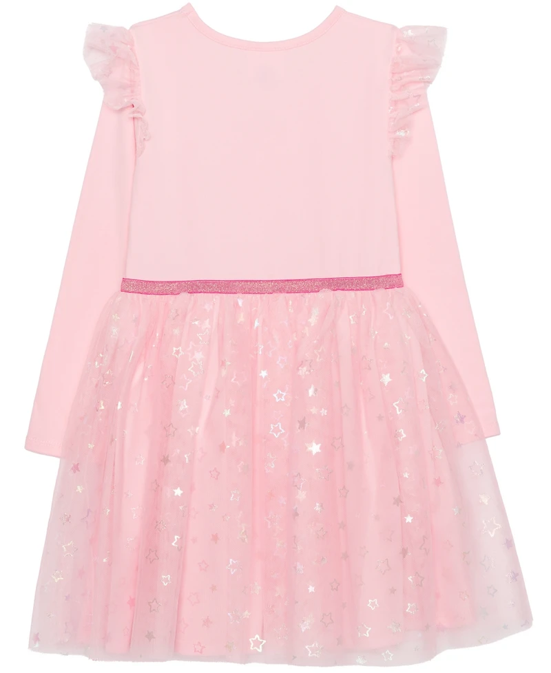 Hello Kitty Toddler and Little Girls Long Sleeve Tutu Dress