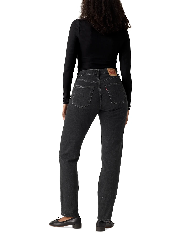 Levi's Women's 501 Curve High-Rise Straight-Leg Jeans
