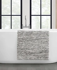 French Connection Space Dye Chunky Chenille Bath Rug, 17" x 24"