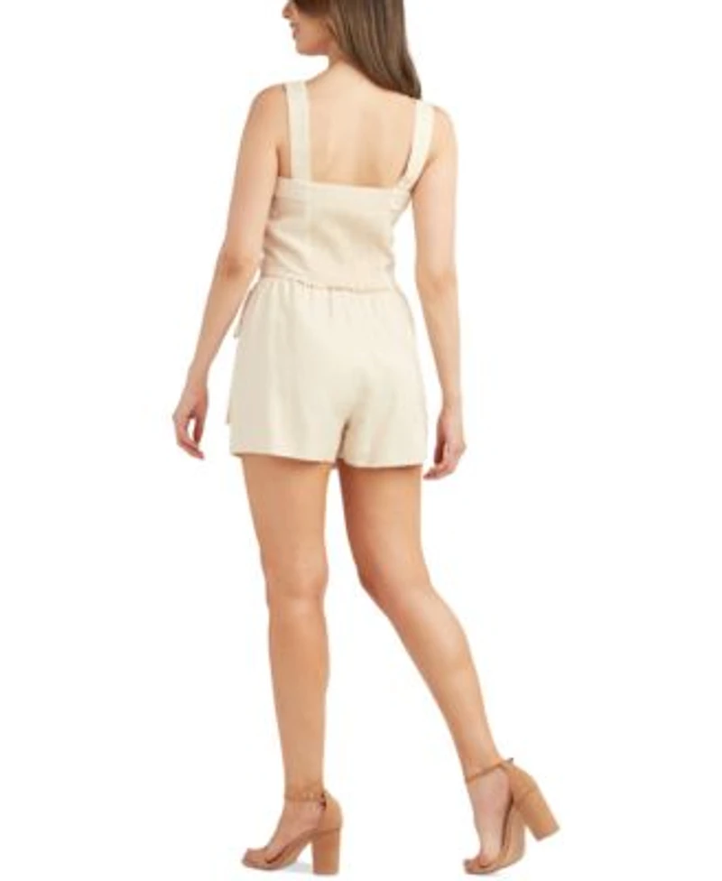 Bcx Juniors Square Neck Tank Wrap Front Skort