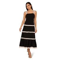 Adrianna Women's Sleeveless Square-Neck Midi Dress