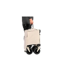Heavy Duty Foldable Wagon Cart - 220lb Capacity
